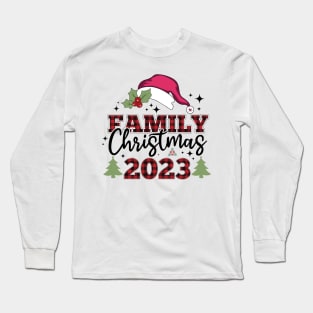 Christmas 2023 Family Matching Long Sleeve T-Shirt